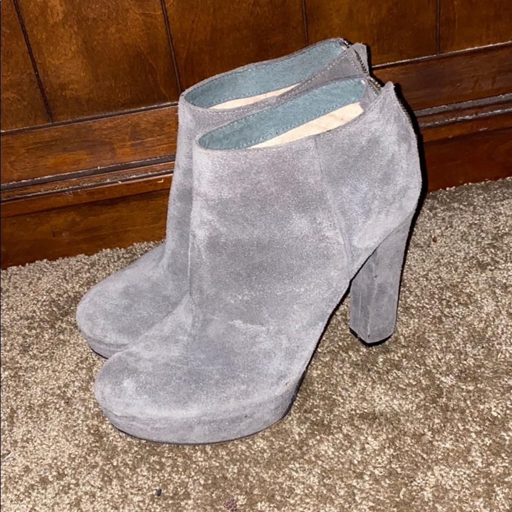 Michael Kors Platform High Heel Gray Ankle boots